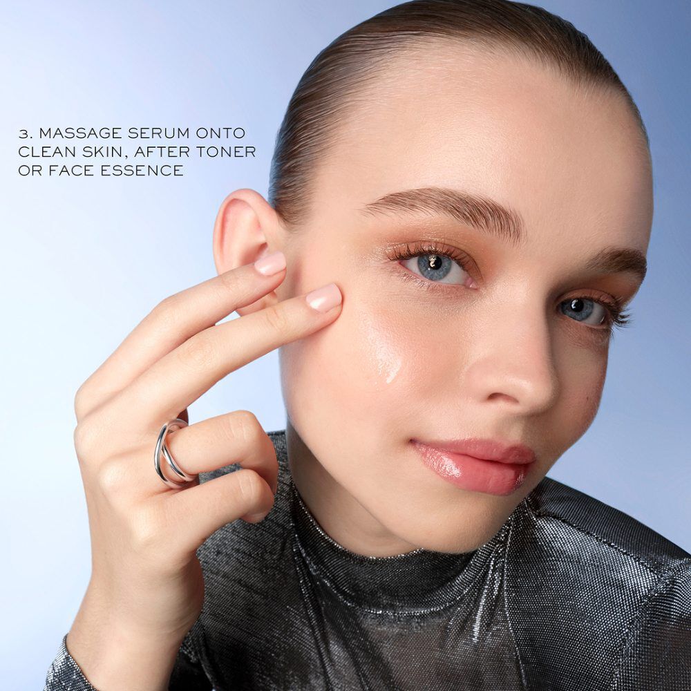 Step 3: Massage serum onto clean skin, after toner or face essence 